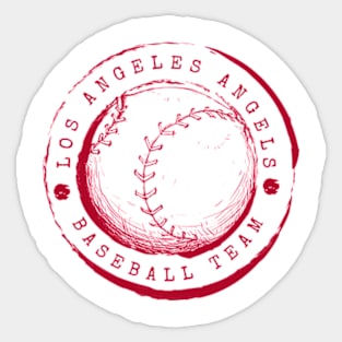 angels baseball Sticker